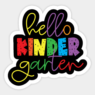 HELLO KINDERGARDTEN Sticker